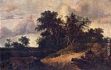 Landscape with a House in the Grove by Jacob van Ruisdael